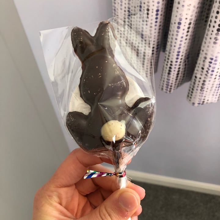 photo of Happi Oat Milk Chocolate Bunny Lolly shared by @yourlocalvegan on  16 Apr 2022 - review
