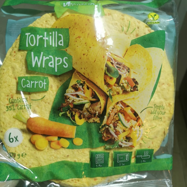 review photo of Vemondo Tortilla Wraps Carrot shared by @aripellegrini on 03 Aug 2022 - review