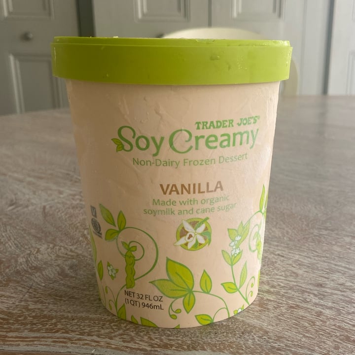 photo of Trader Joe's Soy Creamy Vanilla Ice Cream shared by @anna-vegan2021 on  18 Apr 2022 - review
