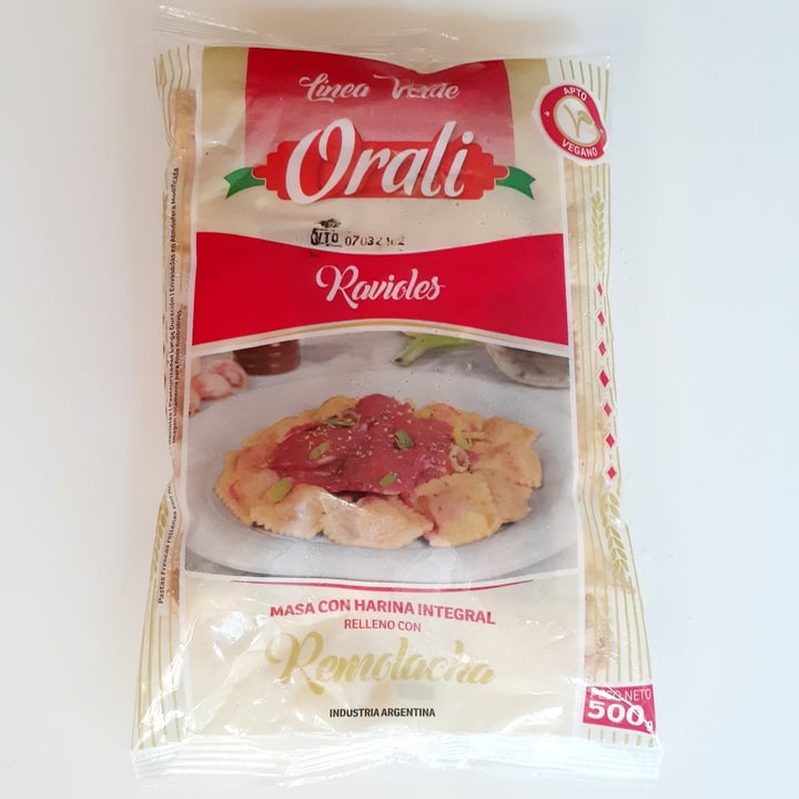 photo of Orali Ravioles de Remolacha shared by @lalaveg on  16 Feb 2021 - review