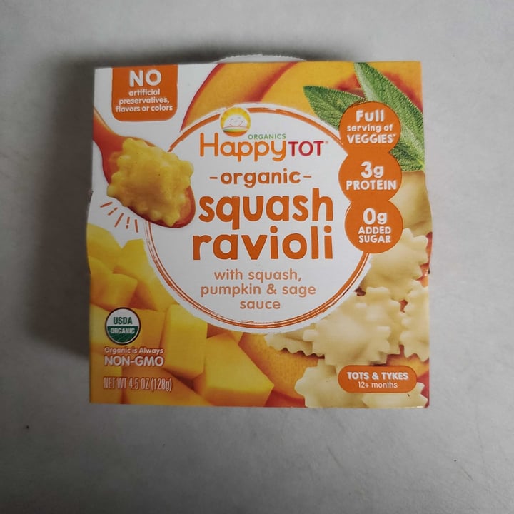 review photo of Organics Happy Tot Organic Squash Ravioli shared by @krinney on 12 Oct 2021 - review