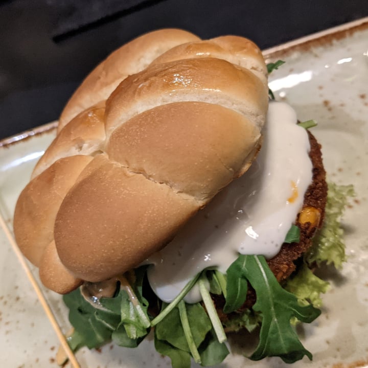 photo of Hans Im Glück German Burgergrill Kutscher - Spicy Patty with grilled vegetable tartare & rocket leaves shared by @preethiness on  20 Mar 2021 - review
