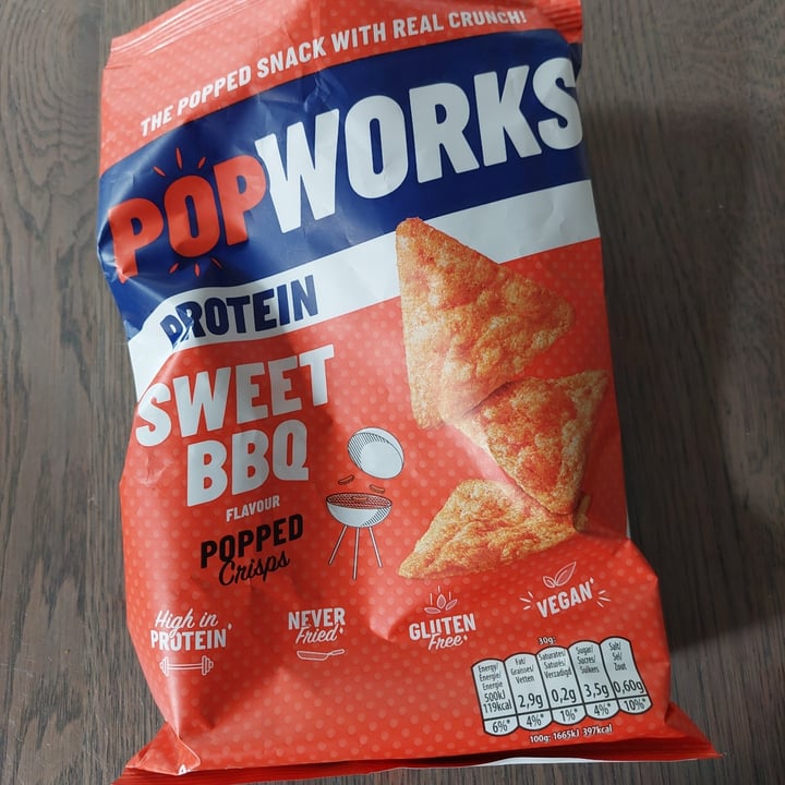 photo of Pop works Protein Sweet BBQ shared by @frendssnotfood on  10 Aug 2022 - review