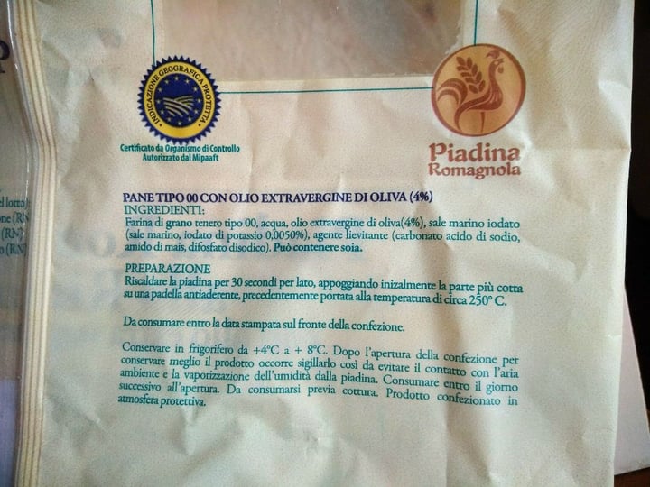 photo of Lettere dall'Italia Piadina Romagnola IGP alla Riminese shared by @ravanellocurioso on  17 Feb 2020 - review