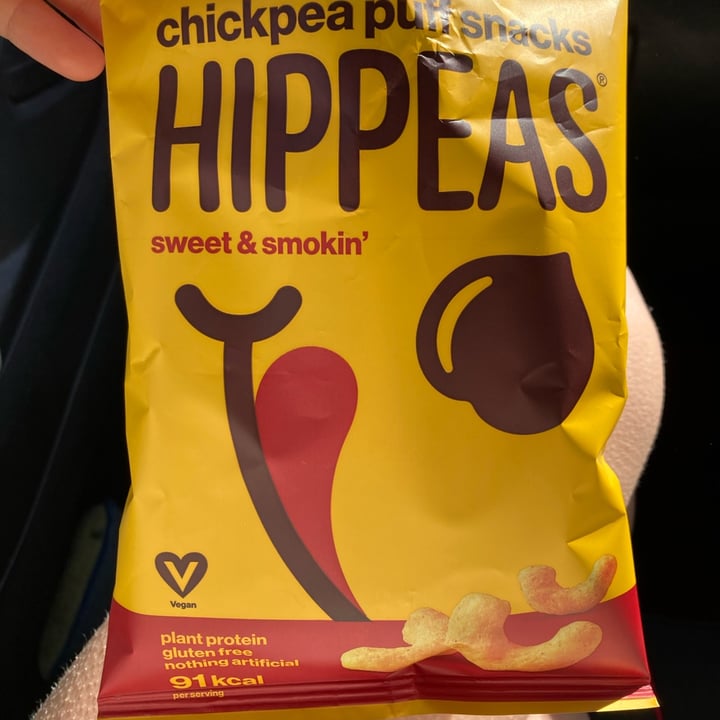 photo of Hippeas Sweet & smokin Organic Chickpea Puffs shared by @vegismyguy on  04 May 2022 - review