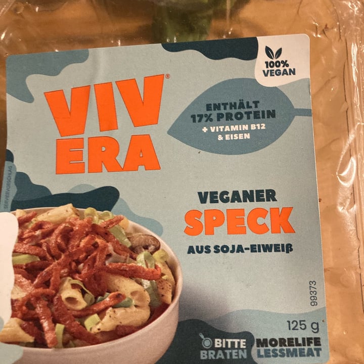 photo of Vivera Veganer Speck shared by @lebe on  04 Feb 2022 - review