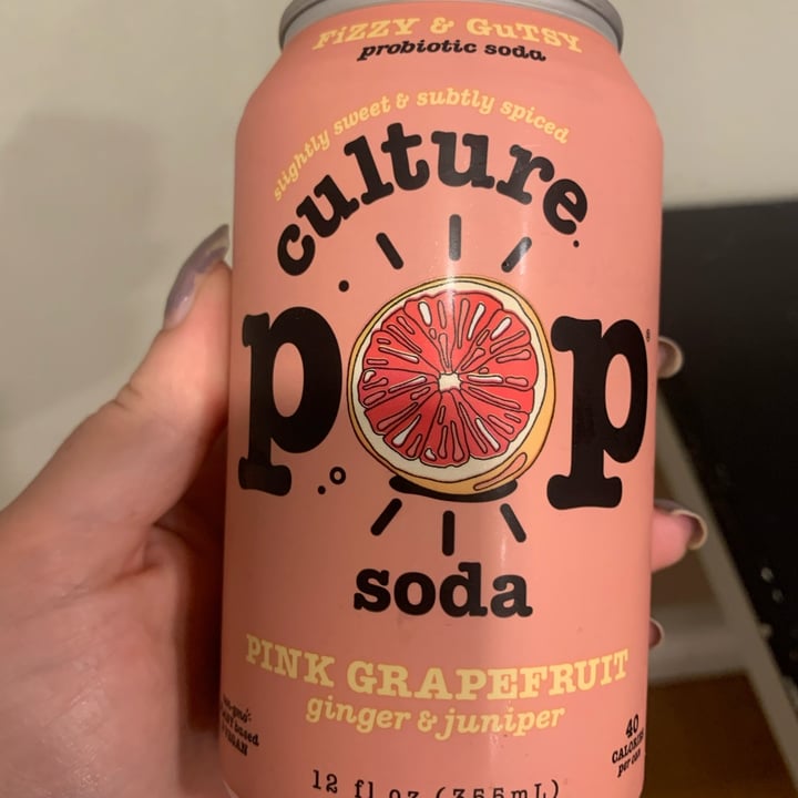 review photo of Culture Pop Soda Pink Grapefruit Ginger & Juniper shared by @ellieangel on 21 Aug 2022 - review
