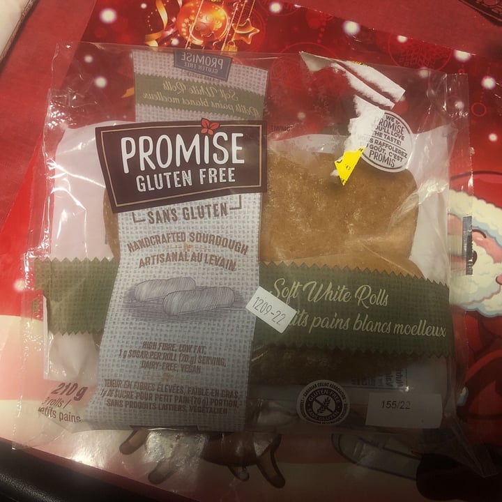 photo of promise gluten free soft white rolls shared by @abarrow33 on  14 Dec 2022 - review