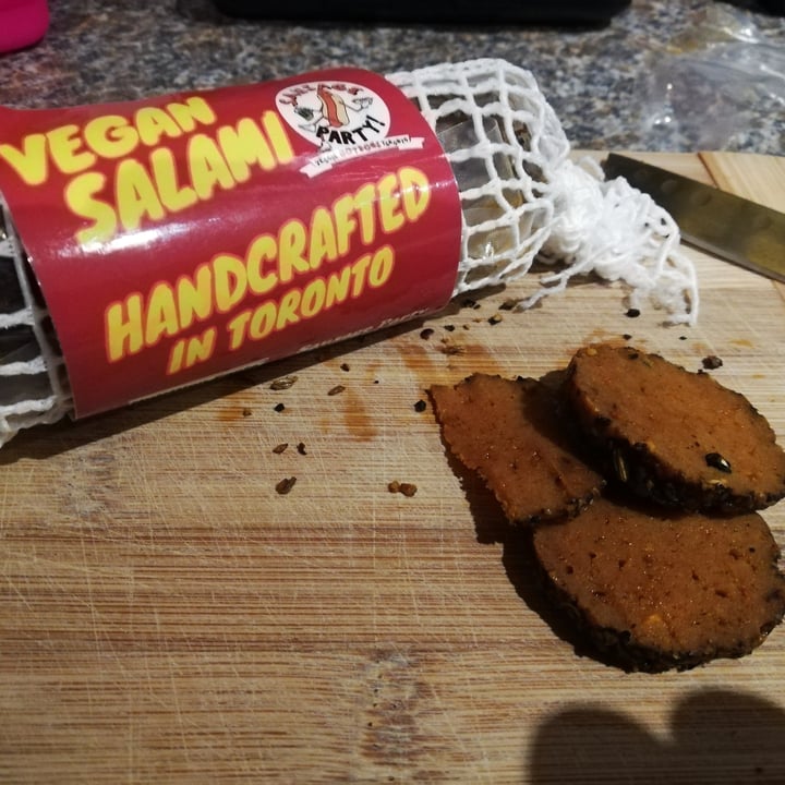 photo of Sausage Party Toronto Vegan Salami shared by @dgomes on  27 Sep 2021 - review