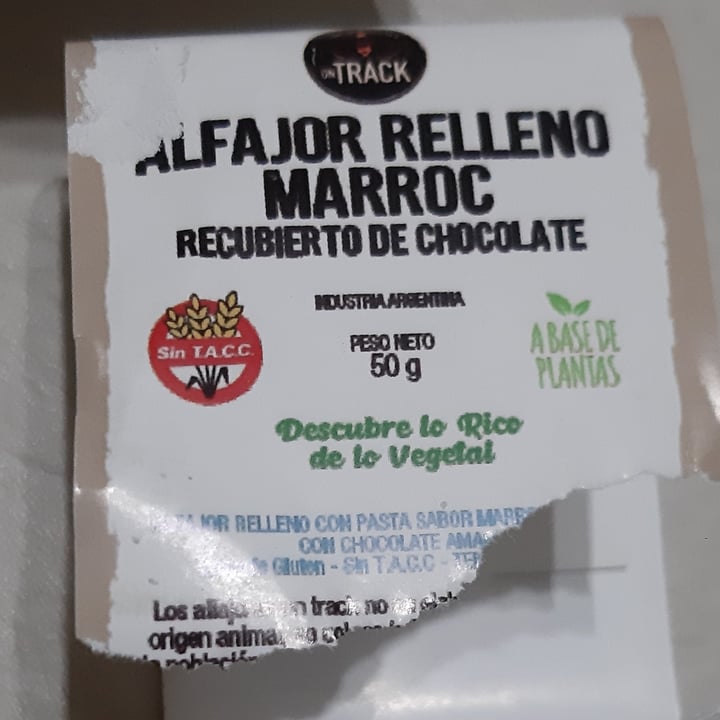 photo of On Track Alfajor OnTrack Relleno Marroc shared by @aguslla3 on  30 Apr 2022 - review
