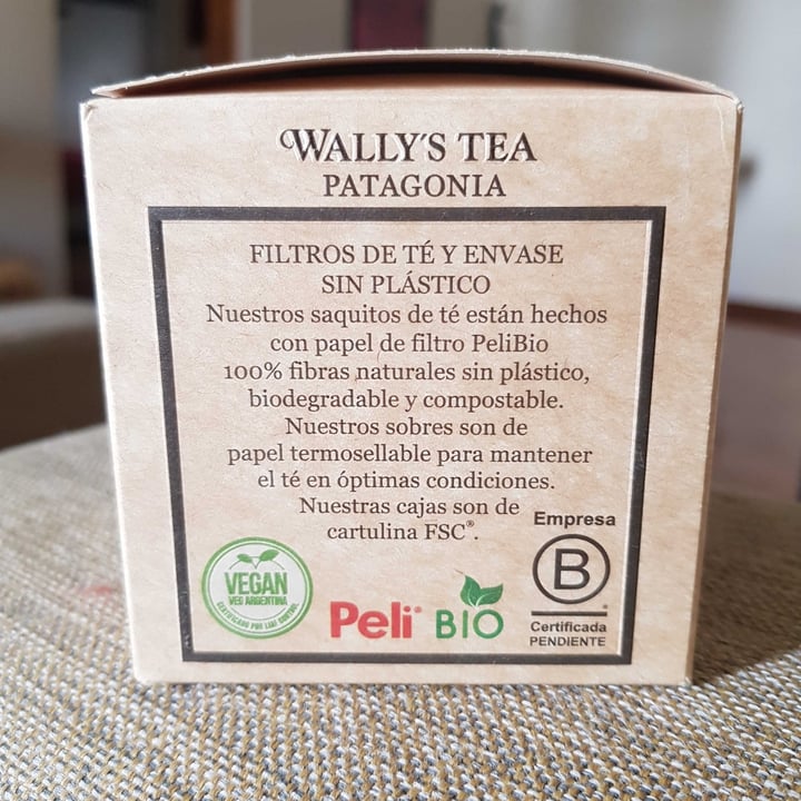 photo of Wally's tea patagonia Té Negro Orgánico shared by @gis88veg on  02 Apr 2022 - review