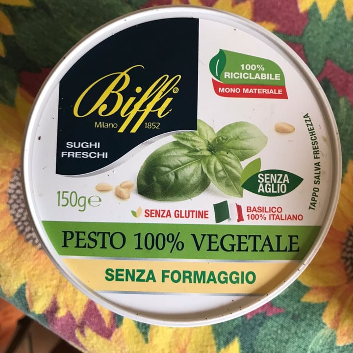 photo of Biffi Pesto 100% Vegetale Senza Formaggio shared by @giuliapedron on  02 Aug 2021 - review
