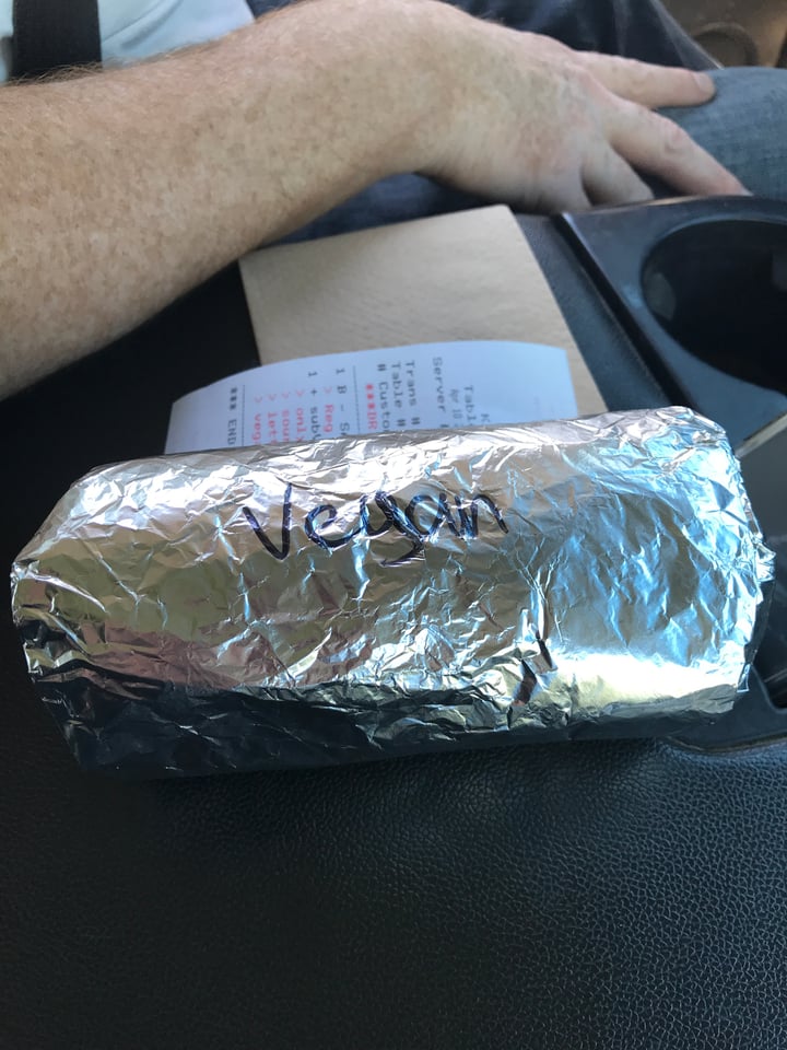 photo of Baby Salsa Mexican Restaurant Vegan Beyond Meat Chorizo and Daiya cheese burrito shared by @mrmrsbrooks on  10 Apr 2018 - review