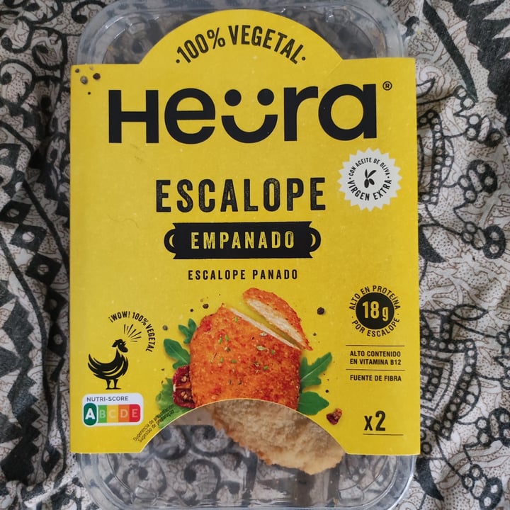 photo of Heura Escalope empanado shared by @juliiapardo on  20 Dec 2022 - review