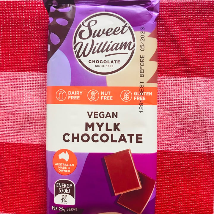 photo of Sweet William Sweet William Mylk Chocolate shared by @lil-chickpea on  25 Mar 2022 - review
