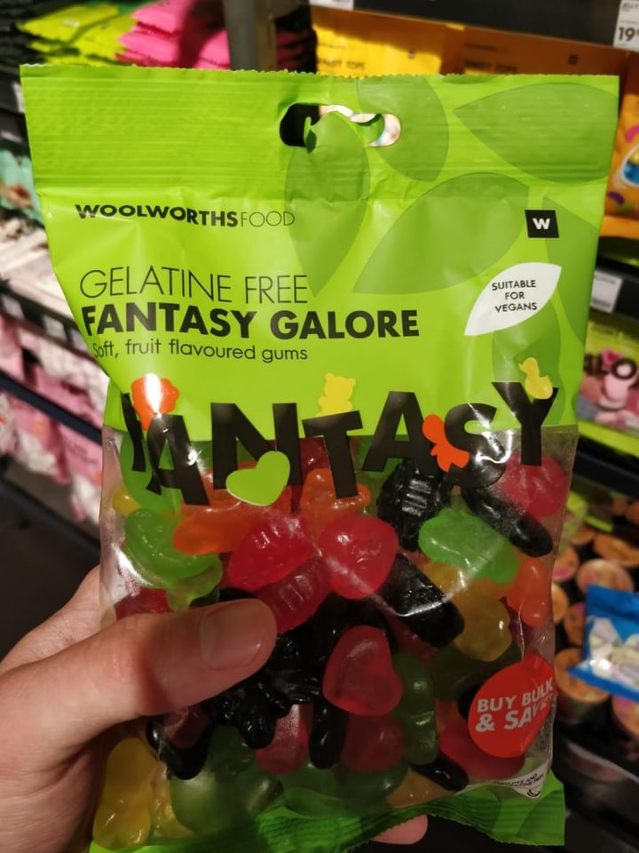 photo of Woolworths Food Gelatine Free Fantasy Galore Soft Fruit Flavoured Gums shared by @lillianjvv on  08 Dec 2019 - review