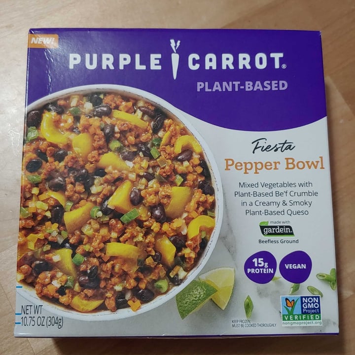 photo of Purple Carrot Fiesta Pepper Bowl shared by @mcmuelle on  04 May 2022 - review