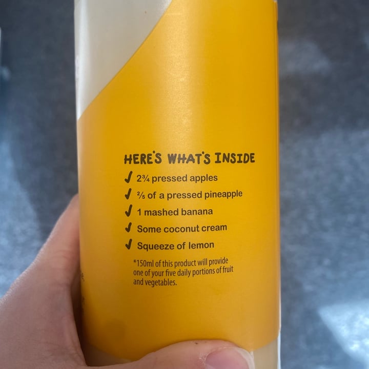 photo of The juice company Truly Tropical Smoothie shared by @jennieelouise on  09 May 2022 - review