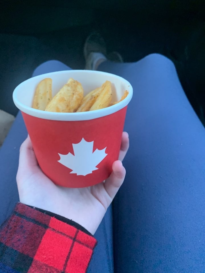 review photo of Tim Hortons Potato Wedges shared by @veganmegandl on 14 Jan 2020 - review
