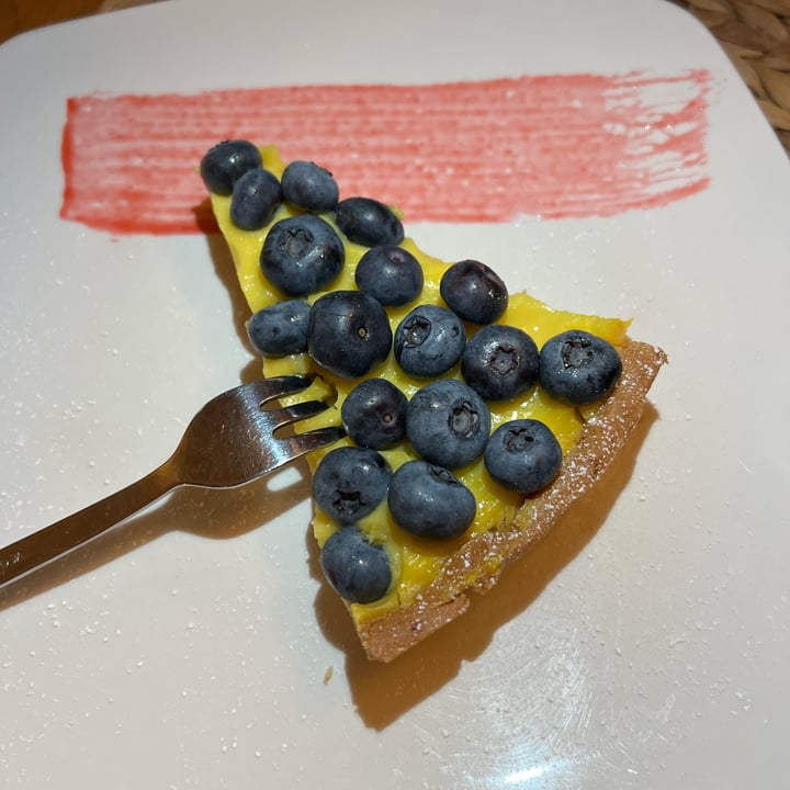 photo of Samsara e Volta Rossa crostata vegana limone e mirtilli shared by @aries24 on  24 Jul 2022 - review