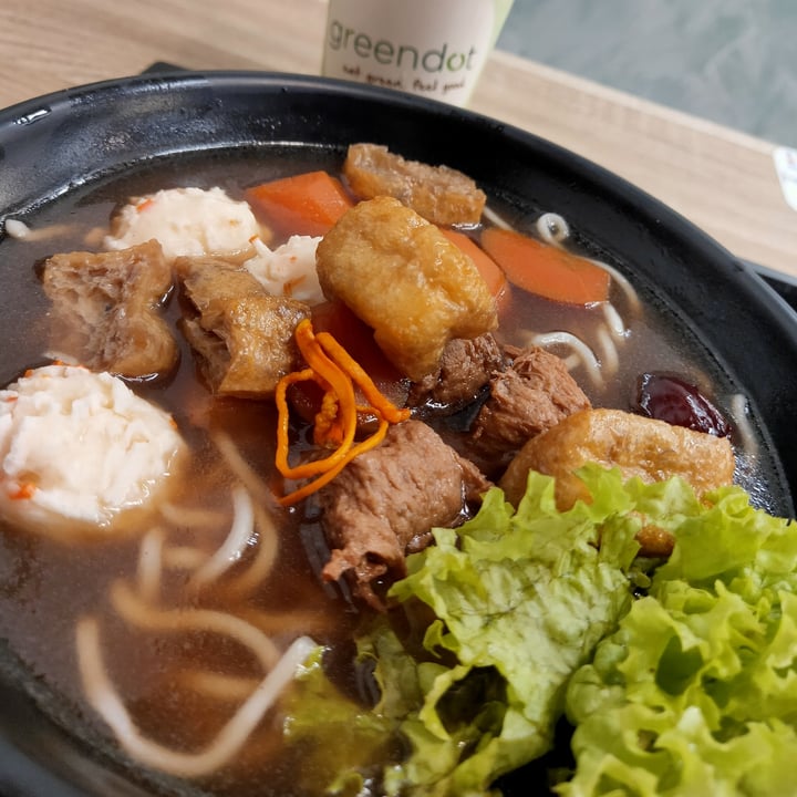 photo of Green dot Angelica Herbal Noodle Soup shared by @foodiegal on  01 Dec 2021 - review