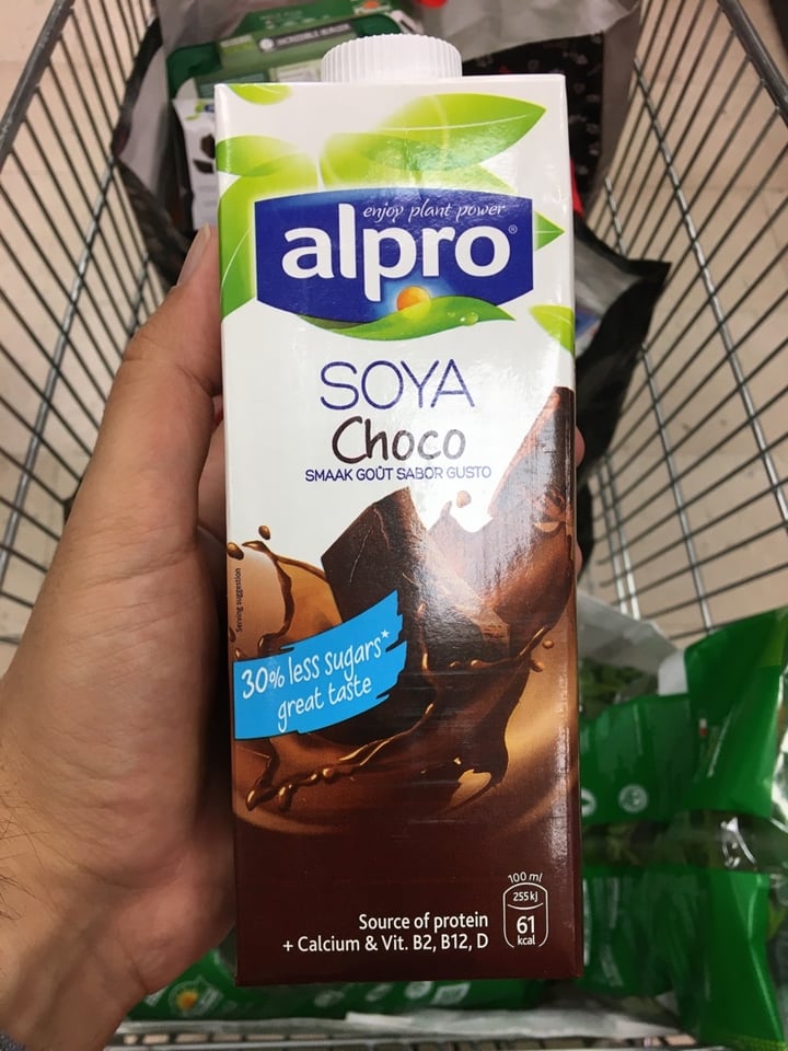 photo of Alpro Chocolate Flavored Soya Milk 250ml shared by @rifugiomiletta on  18 Feb 2020 - review