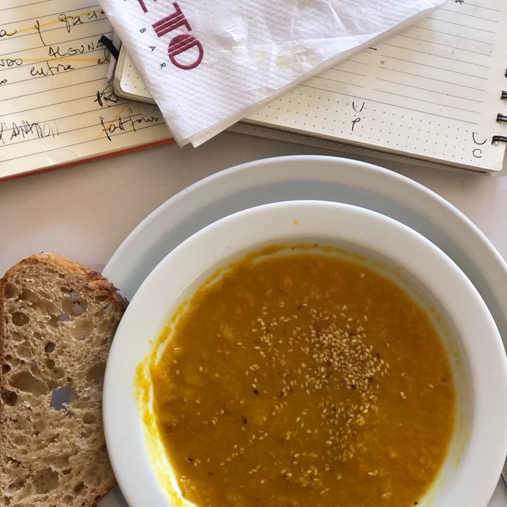 review photo of Loreto Garden Bar Sopa de zanahoria y jengibre shared by @celelua on 19 Jul 2021 - review