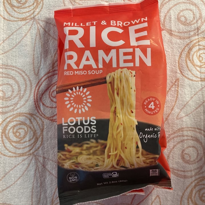 review photo of Lotus Foods (Rice Is Life) Millet and Brown Rice Ramen shared by @mollygrace on 20 Oct 2022 - review
