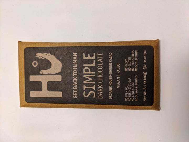 review photo of Hu Kitchen Simple Dark Chocolate shared by @cjrudski on 15 Apr 2020 - review