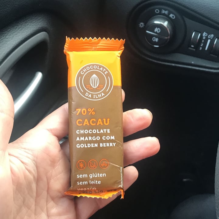 photo of Chocolate da Ilha Chocolate 70% cacau com cranberry shared by @karunamaa on  13 Jul 2022 - review