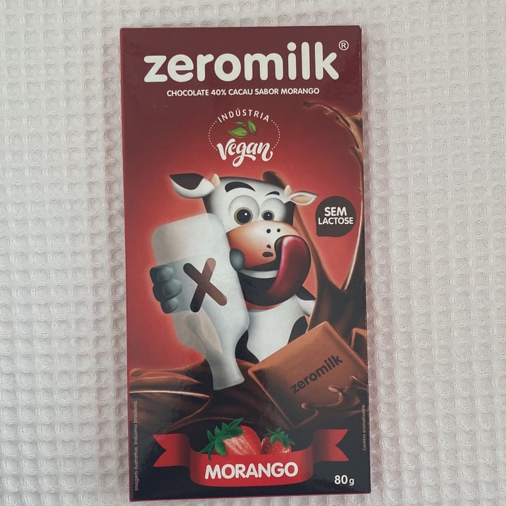 photo of Zeromilk Chocolate 40% Cacau com Morango shared by @carolramos on  15 Jul 2022 - review