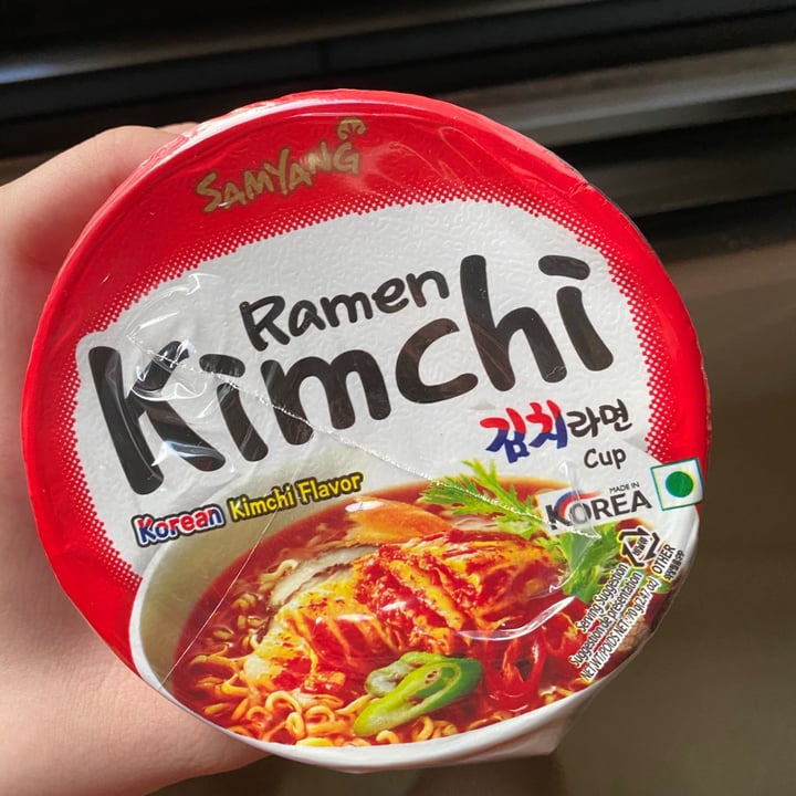 photo of Samyang Foods Kimchi Ramen shared by @peasfulpea on  13 Dec 2020 - review