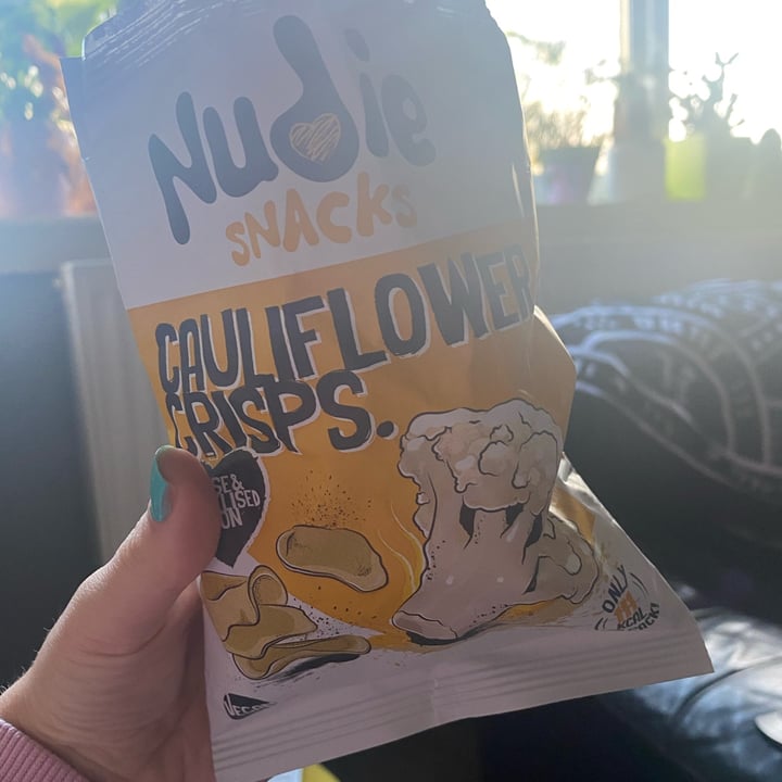 photo of Nudie Snacks Cauliflower Crisps - Cheese & Caramelised Onion shared by @melmoon90 on  05 Nov 2022 - review