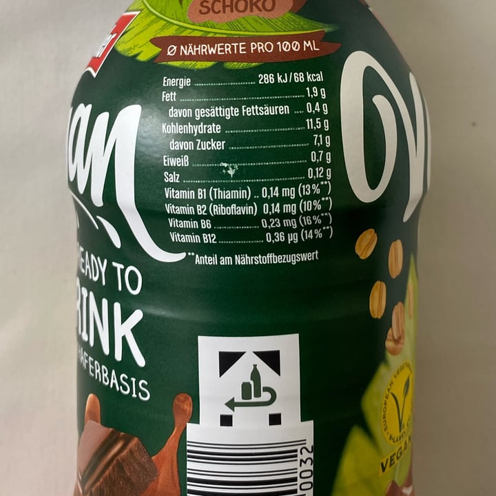 photo of Müller Vegan Drink Schoko shared by @lilium78 on  26 Nov 2022 - review