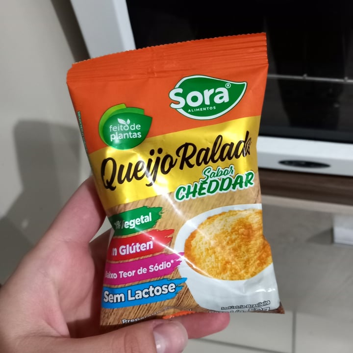 photo of Sora Queijo Ralado Sabor Cheddar shared by @anaisabella on  21 Aug 2022 - review