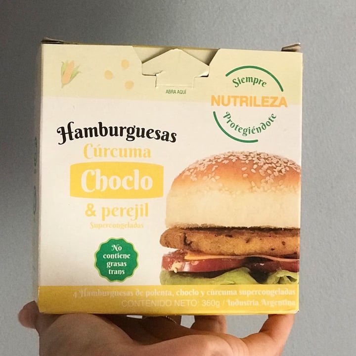 photo of Nutrileza Hamburguesa De Cúrcuma Choclo Y Perejil shared by @guadast on  04 Jul 2021 - review