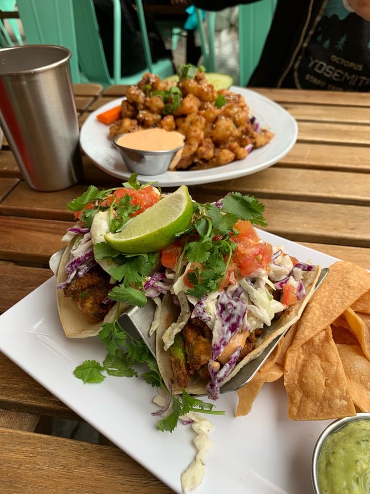photo of No Bones Beach Club Fried Avocado Tacos shared by @charlenestraw on  27 Aug 2019 - review