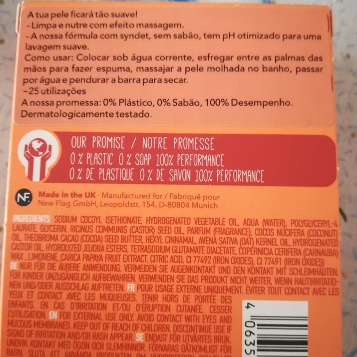 review photo of Foamie Papaya & Oat Milk 2in1 Body Bar shared by @mephsis on 13 Jul 2021 - review