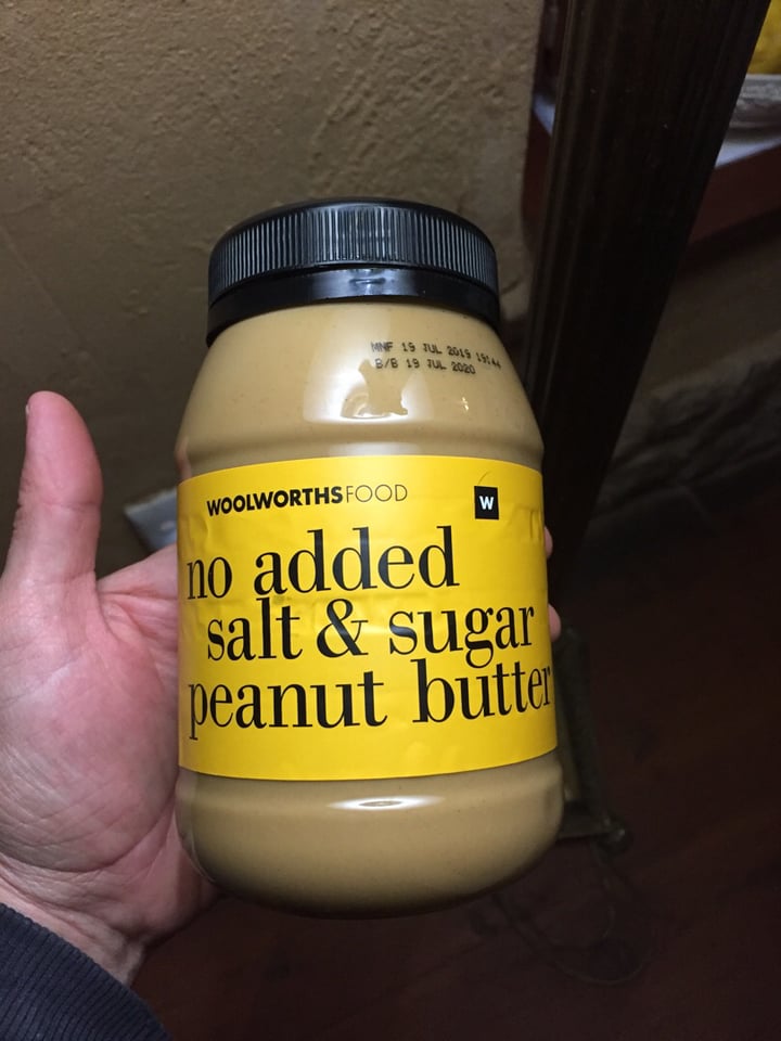photo of Woolworths Food No Added Salt & Sugar Peanut Butter shared by @sanctuarymike on  04 Sep 2019 - review