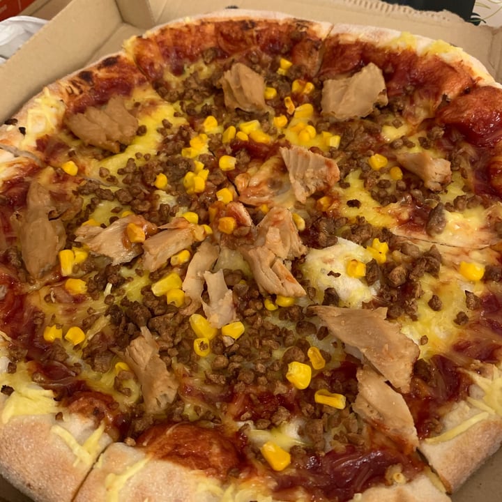 photo of Telepizza - Comida a domicilio Pizza barbacoa vegan shared by @noeliaperez on  15 Feb 2021 - review