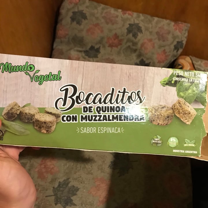 review photo of Mundo Vegetal Bocaditos de quinoa con muzzarella de almendra shared by @carogarcia on 06 Jan 2021 - review