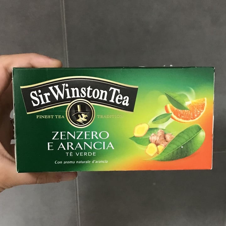 photo of Sir Winston Tea Tè verde zenzero e arancia shared by @fravita on  09 Dec 2021 - review