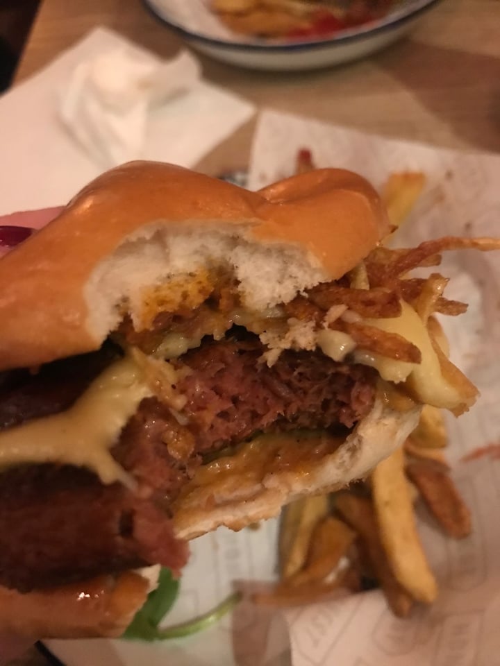 photo of Honest Burgers - South Bank 'Bacon Plant' Burger shared by @oliviahunter on  13 Apr 2020 - review