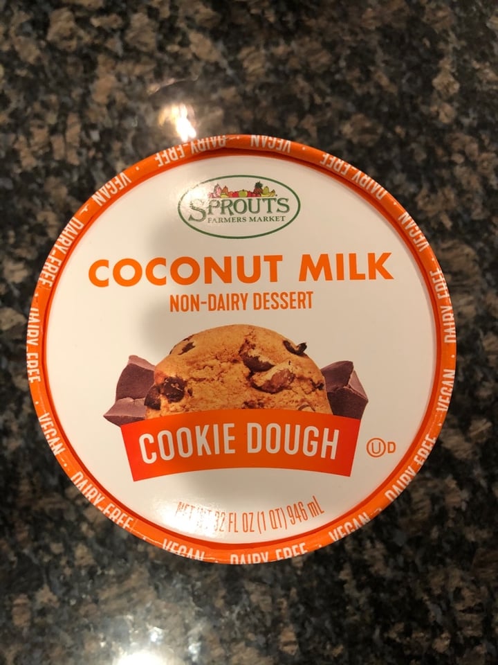 photo of Sprouts Farmers Market ice cream shared by @rebeccaentrekin on  27 Feb 2020 - review