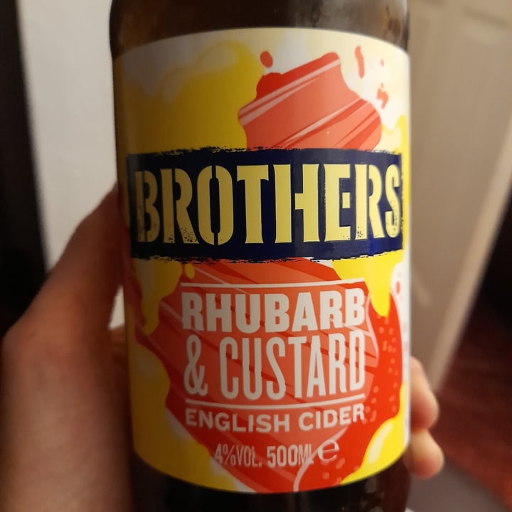 photo of Brothers Rhubarb and Custard English Cider shared by @thehorrorherbivore on  01 Apr 2022 - review
