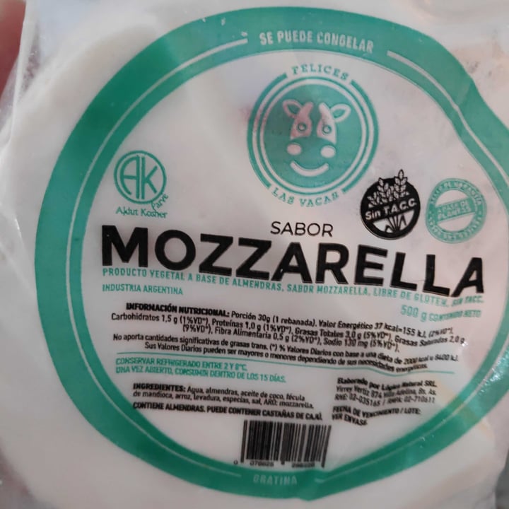 photo of Felices Las Vacas Mozzarella  shared by @claudinadiaz on  11 Nov 2020 - review