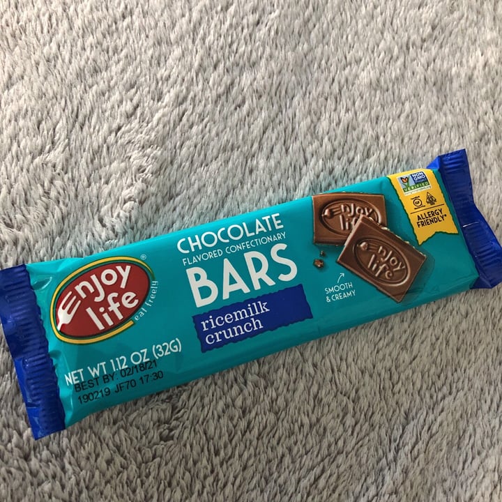 review photo of Enjoy Life Chocolate Ricemilk Bar shared by @aid137 on 14 Jun 2019 - review