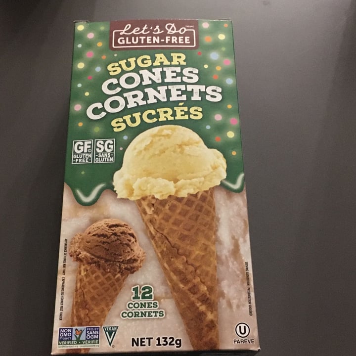 photo of Let’s Do Gluten Free Sugar Cones shared by @andreane on  12 Nov 2021 - review