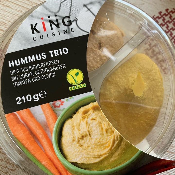 photo of King cuisine Hummus Trio shared by @cfresno on  23 May 2022 - review