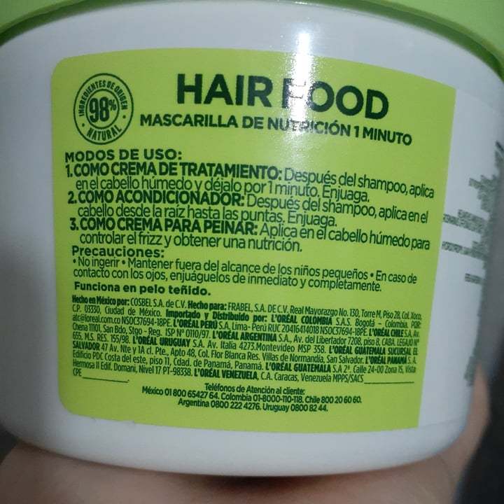 review photo of Garnier Mascarilla Hair Food Aguacate shared by @xmarisx on 24 Apr 2022 - review